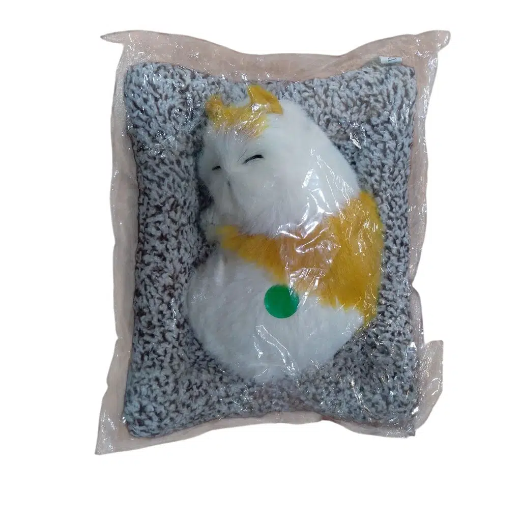 17 CM SESLI YASTIKLI KEDI 38529