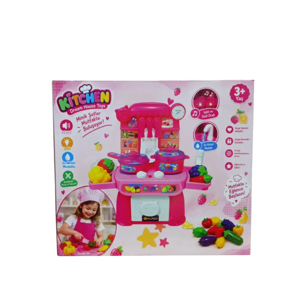 BEYAZ.MUTFAK SETI MINIK SEFLER 81364