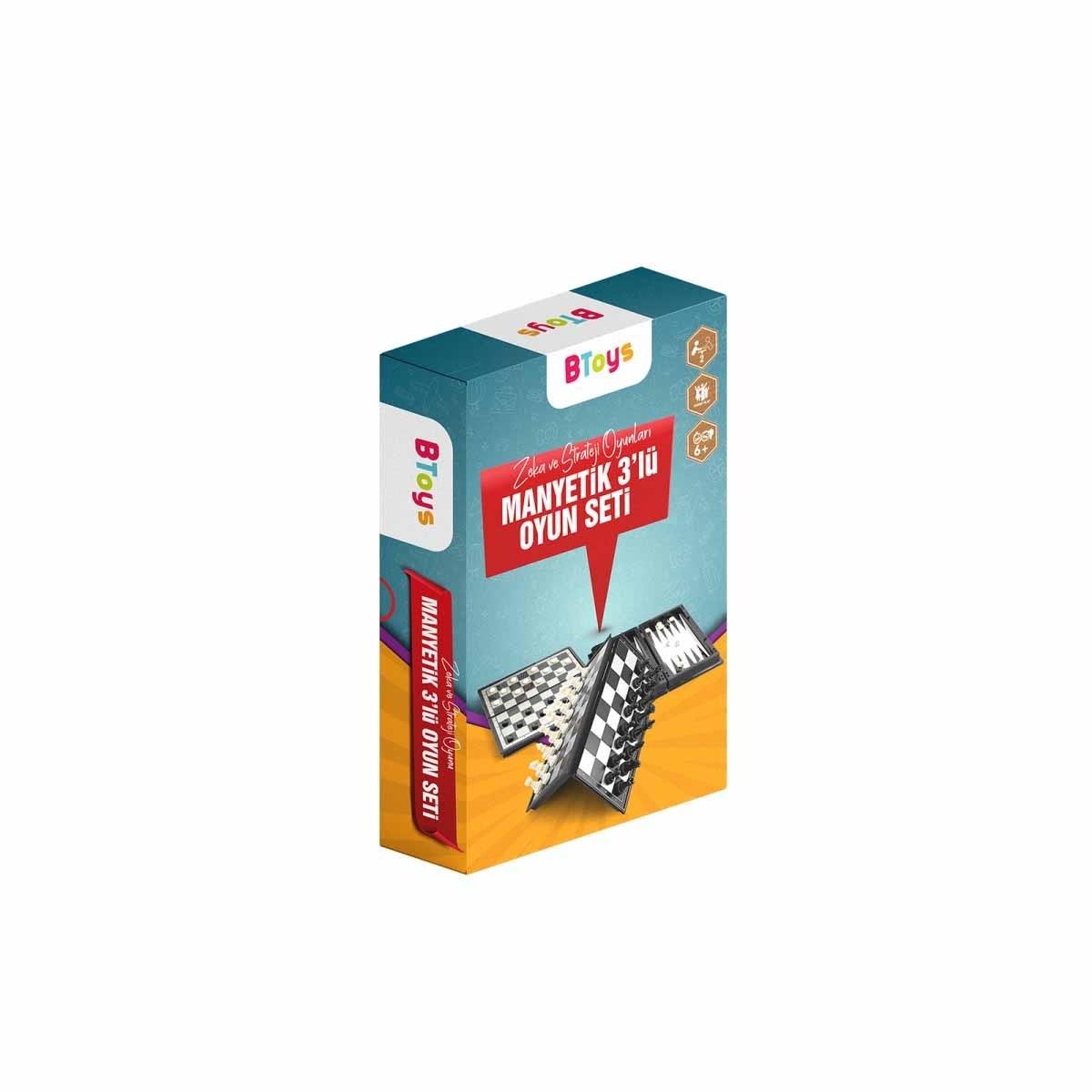 BTOYS.MANYETIK 3 LU OYUN SETI 32595 (5019)