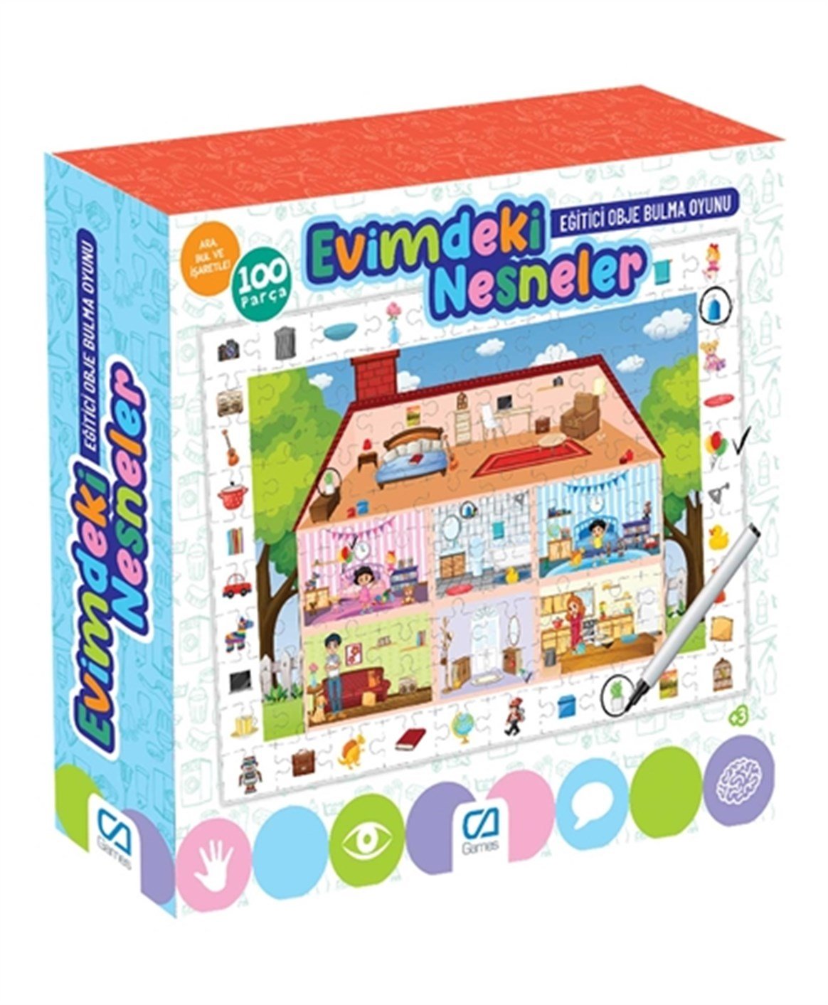 CA.100 PARCA PUZZLE EVIMDEKI NESNELER 04349 (5150)
