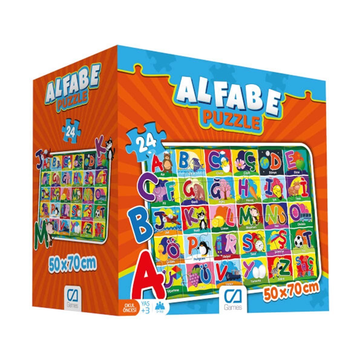 CA.24 PARCA PUZZLE EGITICI ALFABE 04041 (5027)