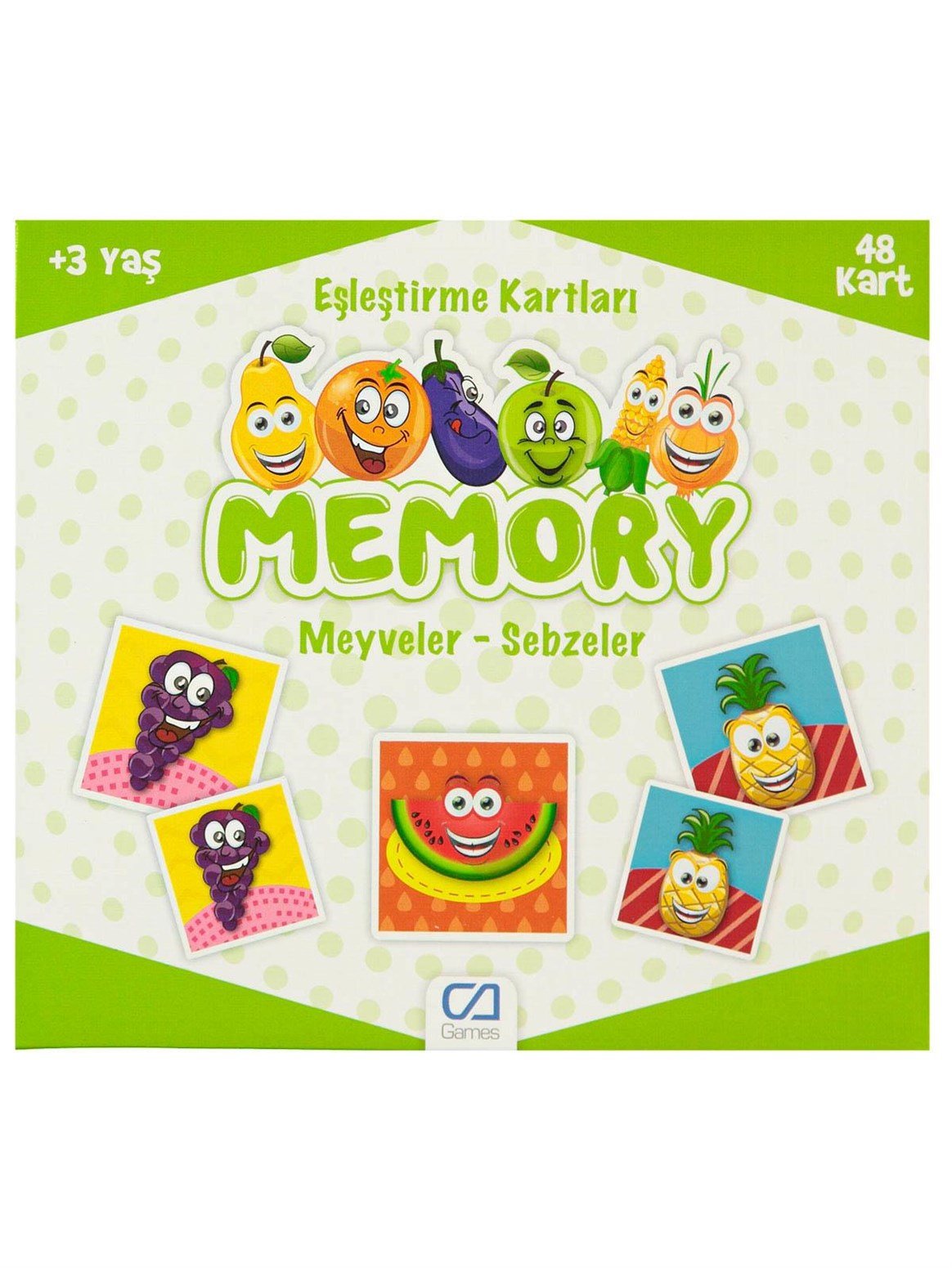 CA.MEMORY MEYVELER -SEBZELER PUZZLE 04048 (5040)