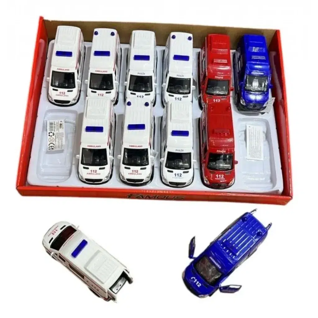 CAN.SESLI CEK BIRAK METAL ARABA 01084 (688-8D)