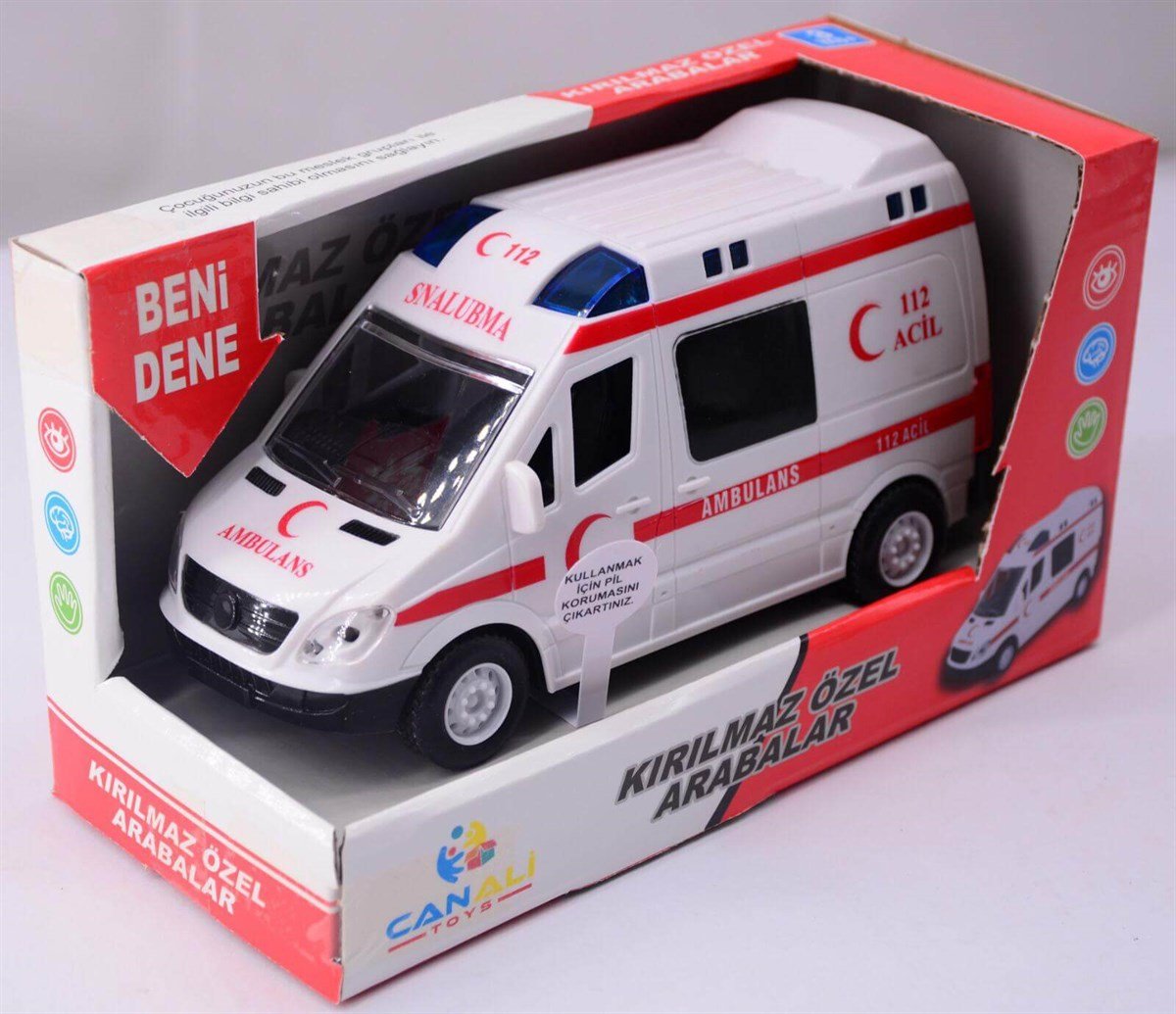 CAT.ISIKLI SESLI PILLI AMBULANS 23314 (CNL-9999)