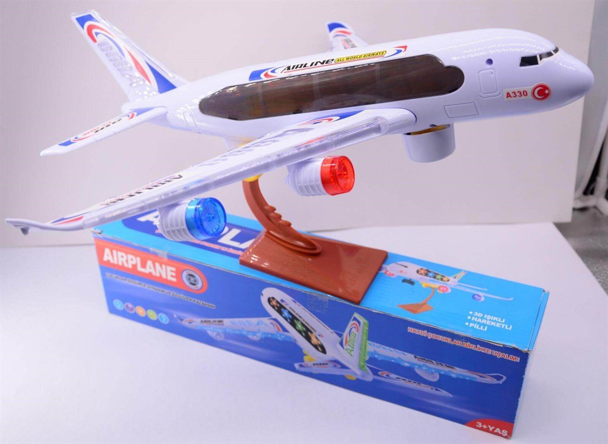 CAT.ISIKLI SESLI PILLI UCAK 23322 (CNL-A330)