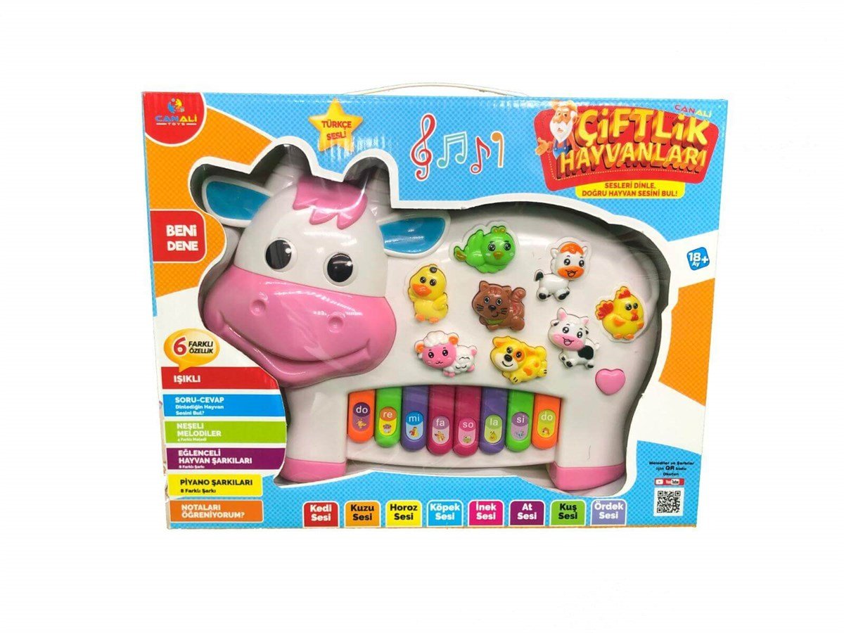 CAT.TURKCE HAYVAN SESLI PIYANO INEK 23327 (CNL2222