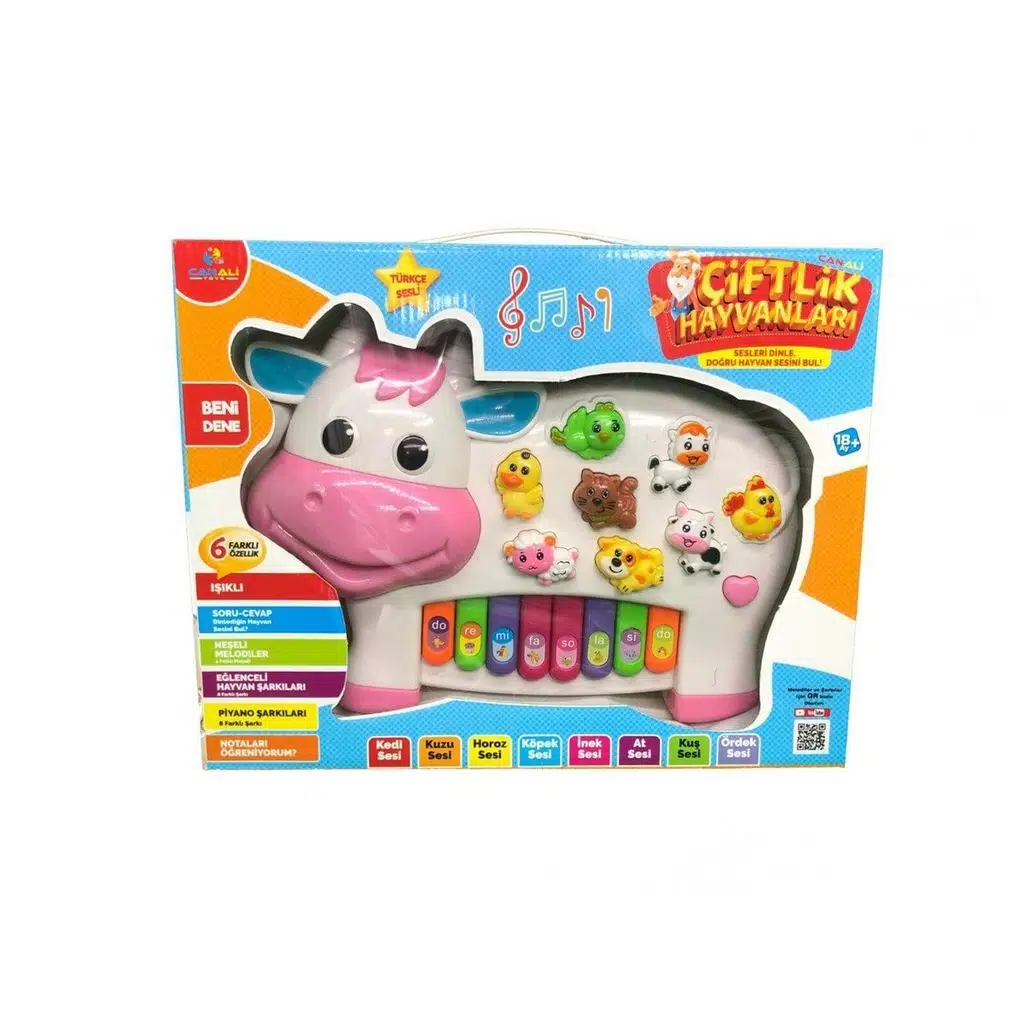 CAT.TURKCE HAYVAN SESLI PIYANO INEK 23327 (CNL2222