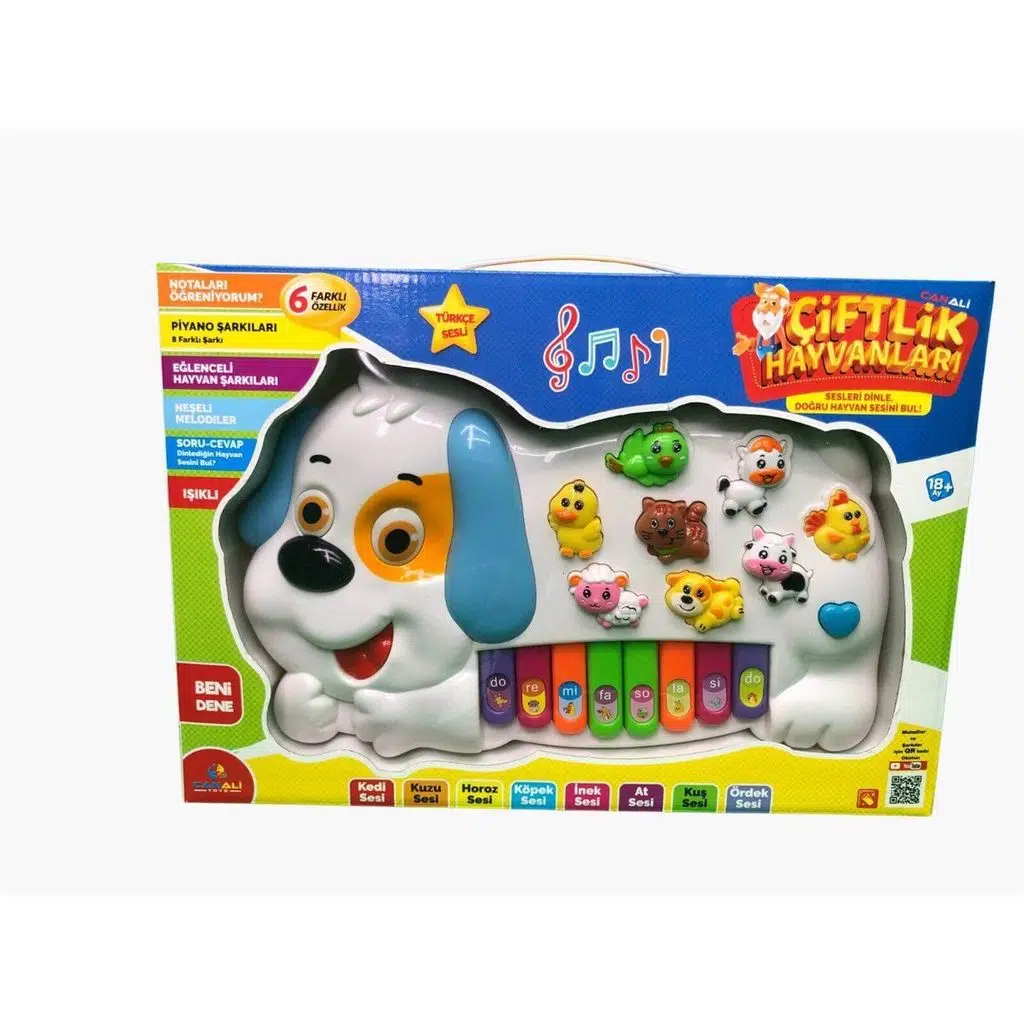 CAT.TURKCE HAYVAN SESLI PIYANO KOPEK 23328 (CNL2223
