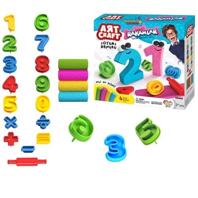 DD.ART CRAFT AKILLI RAKAMLAR HAMUR SET 03552 / 77186
