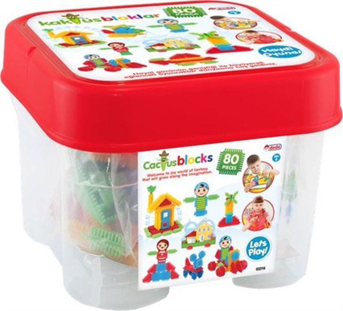 DD.KAKTUS BLOKLAR 80 PCS KOVA 03316