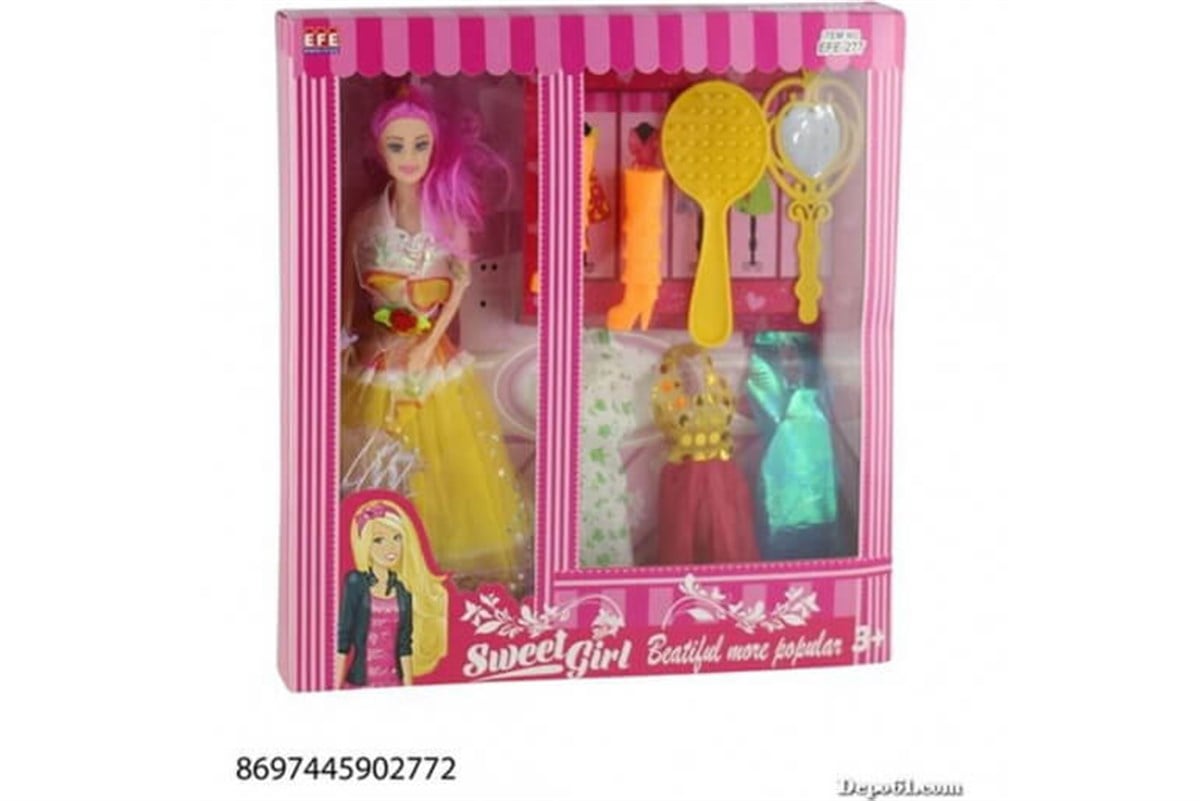 EFE.SWEET GIRL AKSESUARLI BEBEK 90277 (277)