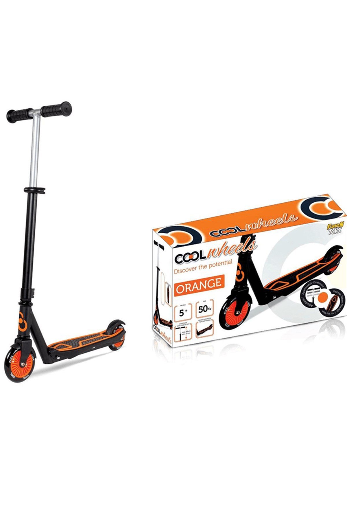 FRK.COOL WHEELS 12 + SCOOTER ORANGE 75850 (58505)