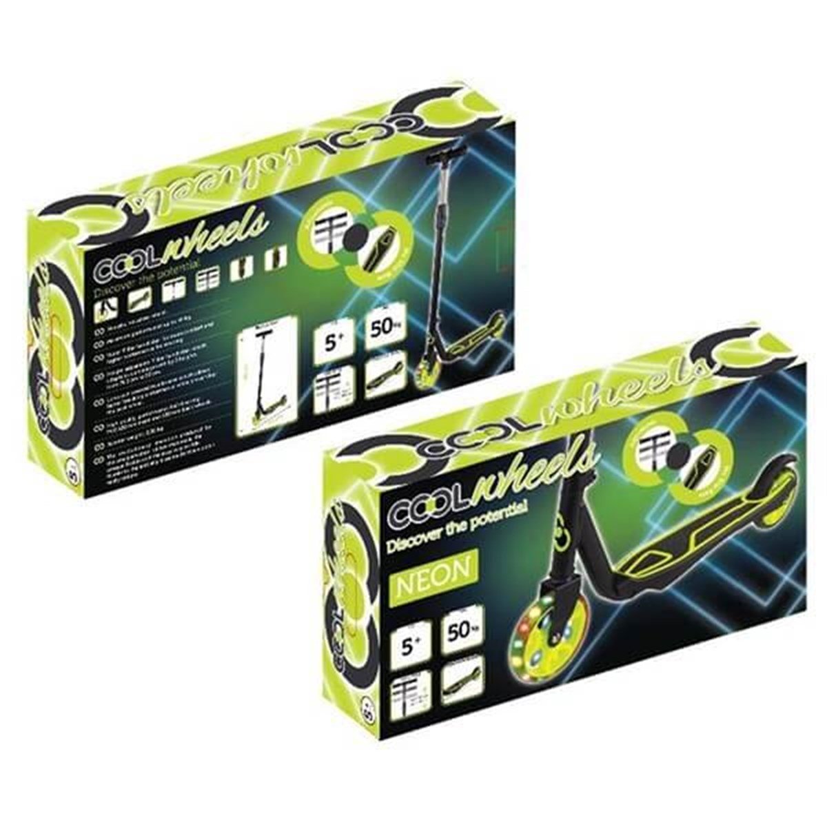 FRK.COOL WHEELS 5+ NEON ISIKLI 75895 (FR58956)