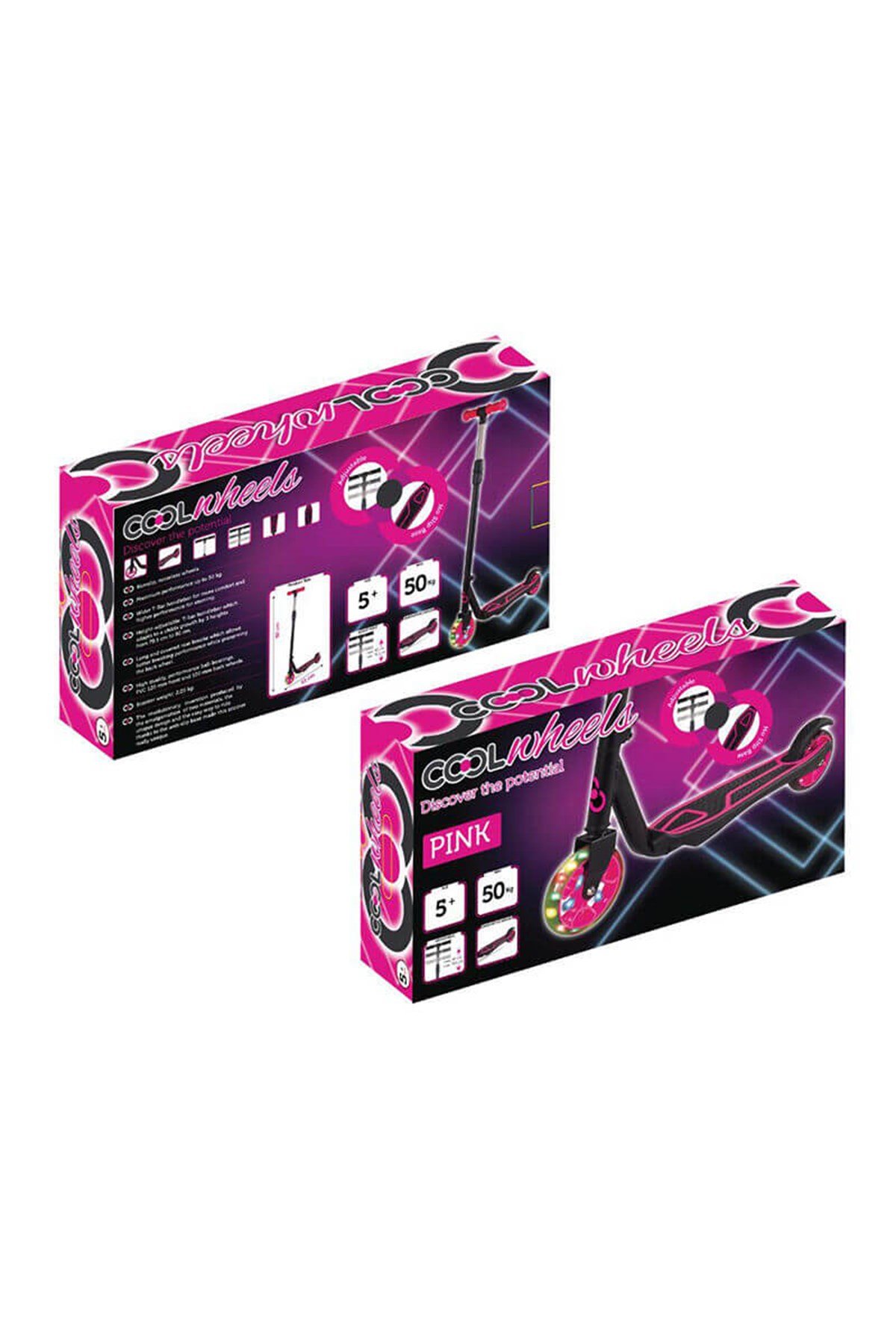 FRK.COOL WHEELS 5+ PINK ISIKLI 75894 (FR58949)