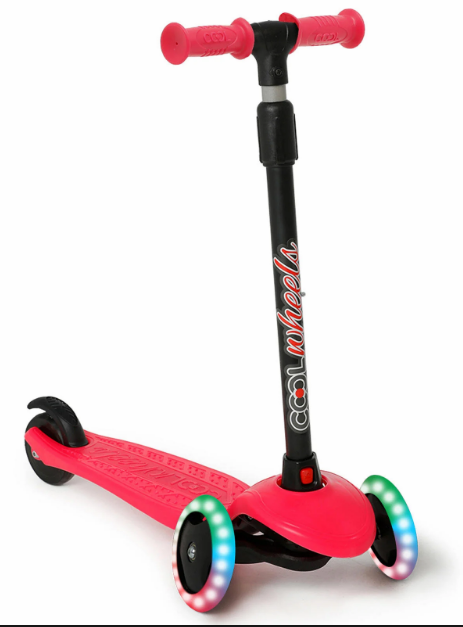 FRK.COOL WHEELS ISIKLI STAR SCOOTER KIRMIZI 75966 (59663)