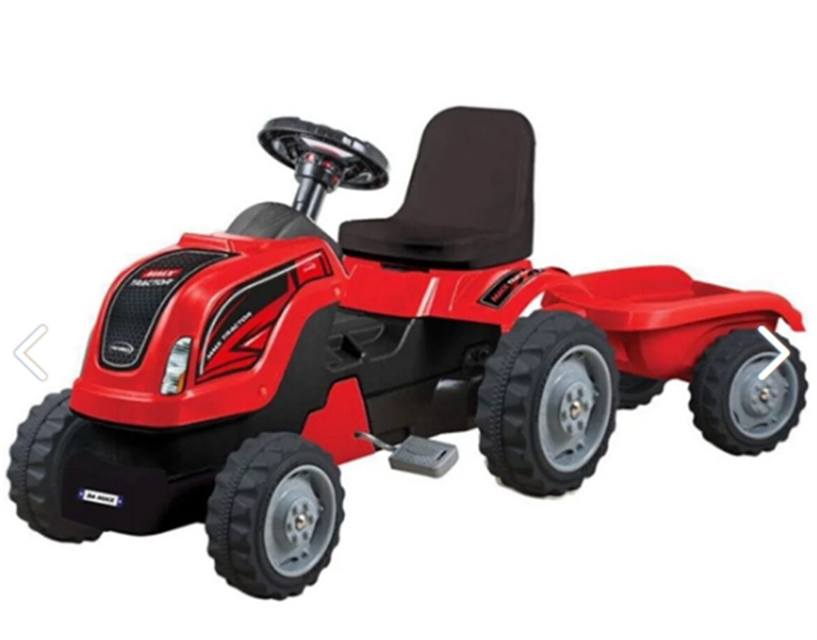 GLOBAL.ROMORKLU TRAKTOR KIRMIZI 01010