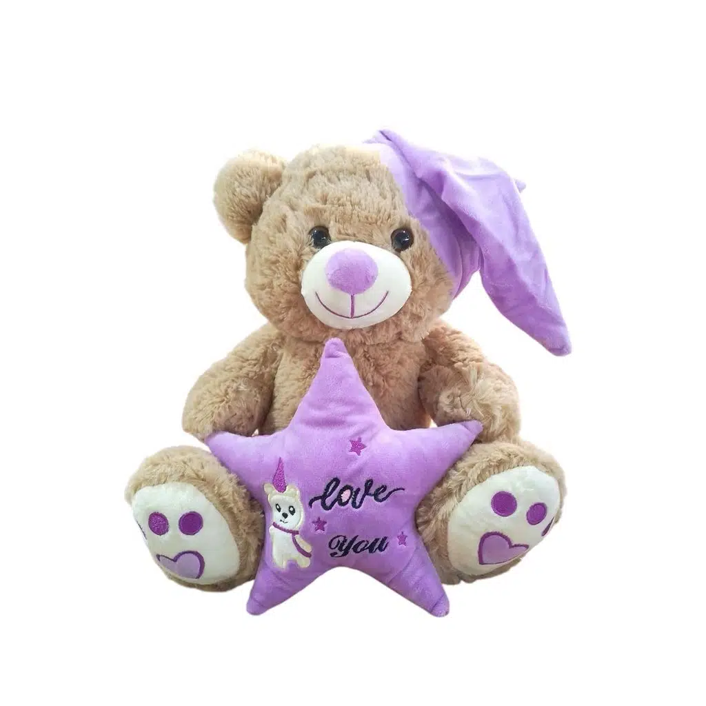 HLY.35 CM YILDIZ YASTIKLI AYI 62907