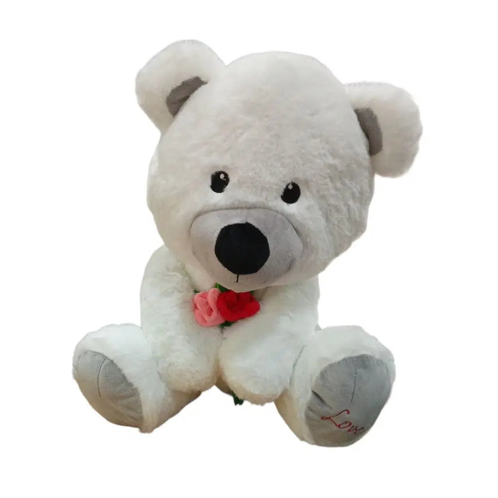 HLY.45 CM GUL TUTAN OTURAN AYI 50216