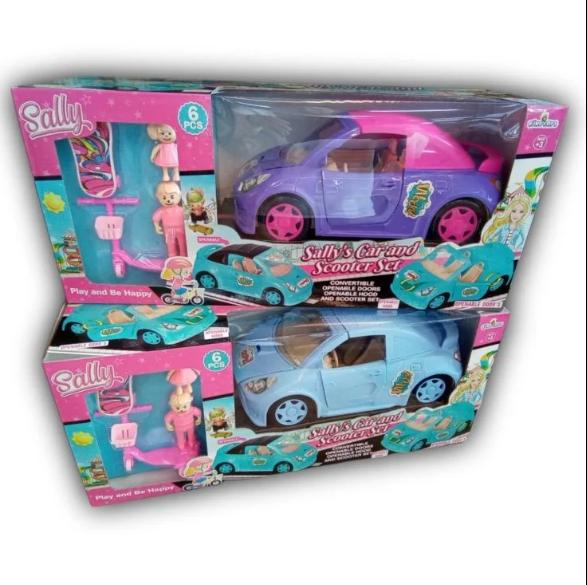 KING.SALLY ARABA VE SCOOTERLI BEBEK 51138 (1138)