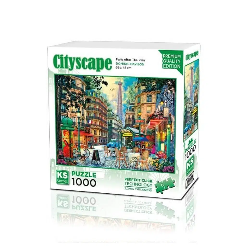KS 1000 PCS PUZZLE CITYSCAPE PARIS AFTER RAIN 20850