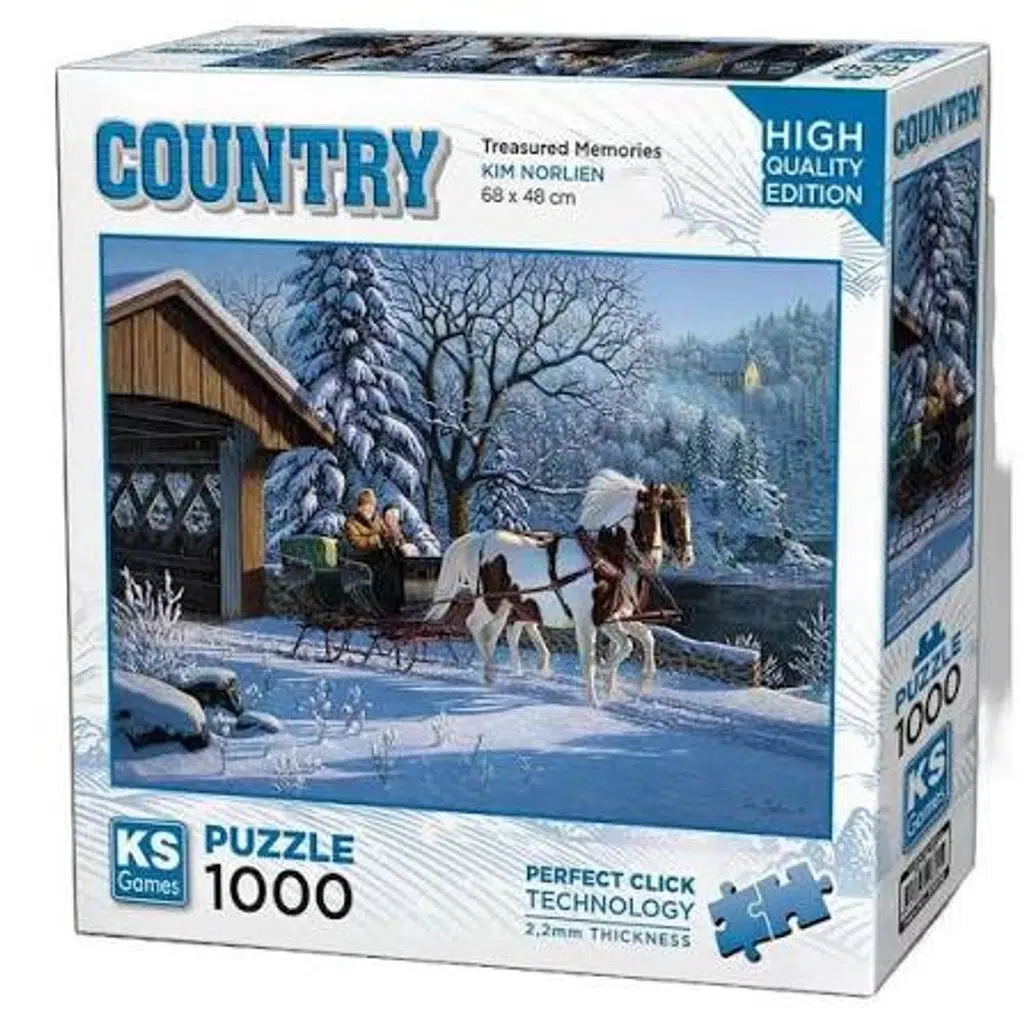 KS 1000 PCS PUZZLE COUNTRY TREASURED MEMORIES 20800