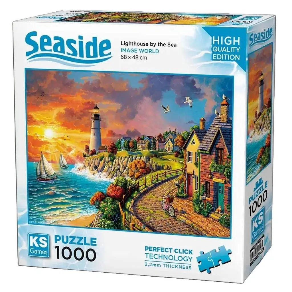 KS 1000 PCS PUZZLE SEASIDE LIGHTHOUSE SEA 20758