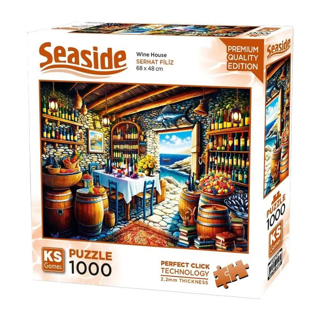 KS 1000 PCS PUZZLE SEASIDE WINE HOUSE 20827