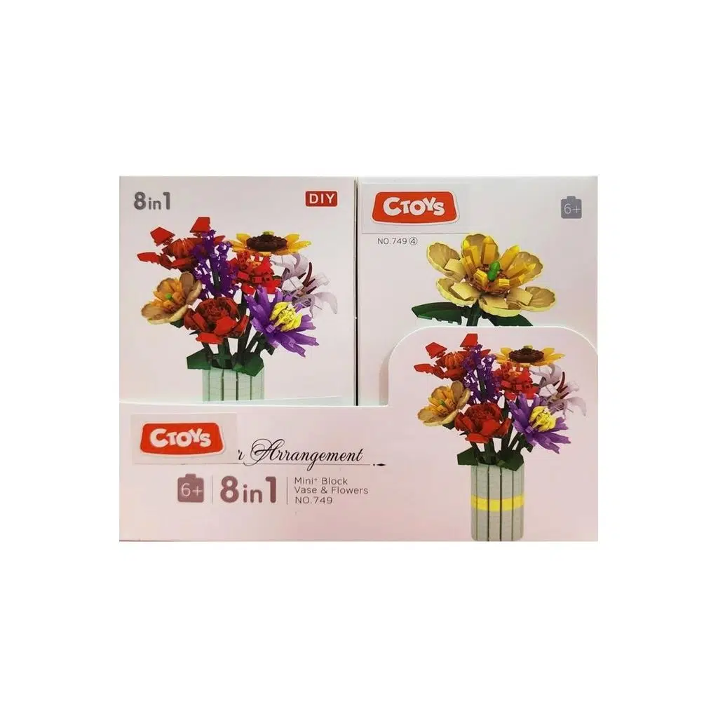 LSN.67240 MINI BLOK FLOWER 8 LI