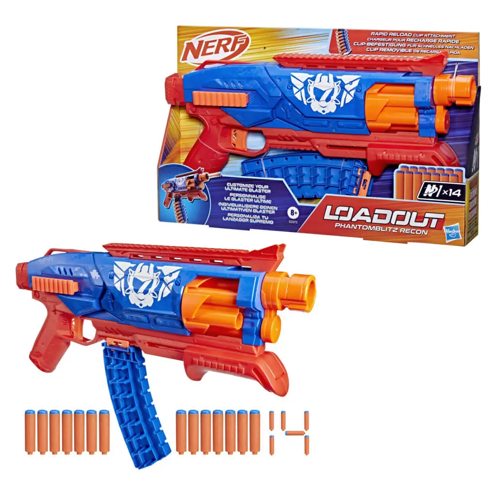 LSN.G3372 NERF LOADOUT PHANTOMBLITZ RECON 37230
