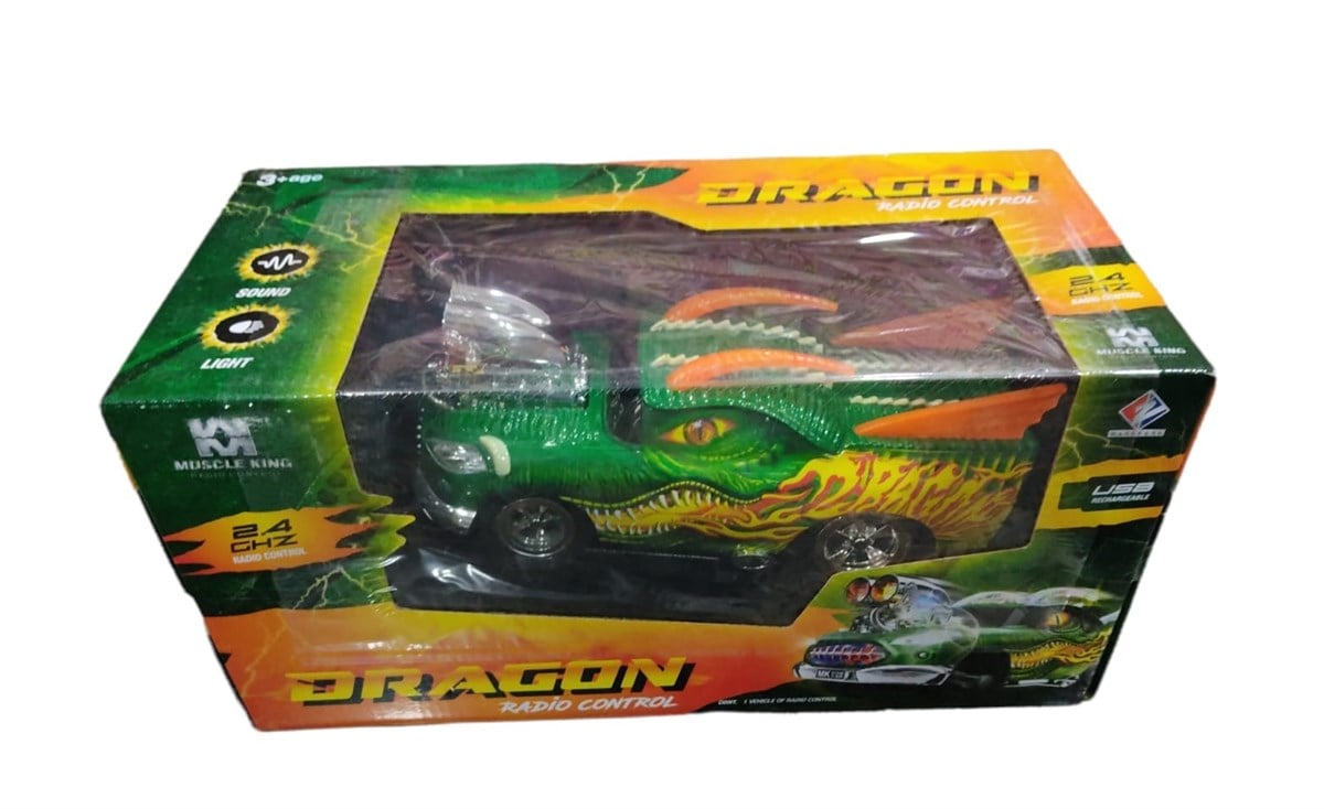 MEGA.DRAGON ISIKLI SESLI PILLI ARABA 52980 (MK8127B)