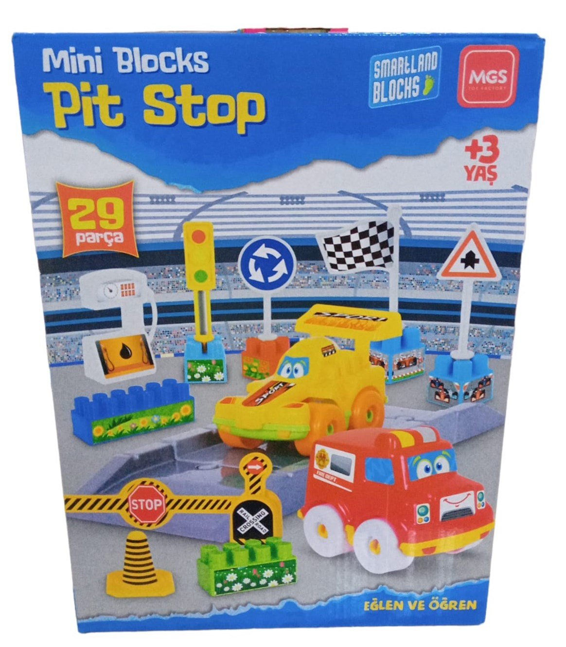 MGS.SMARTLAND BLOCKS PIT STOP 03587 (10-3587)