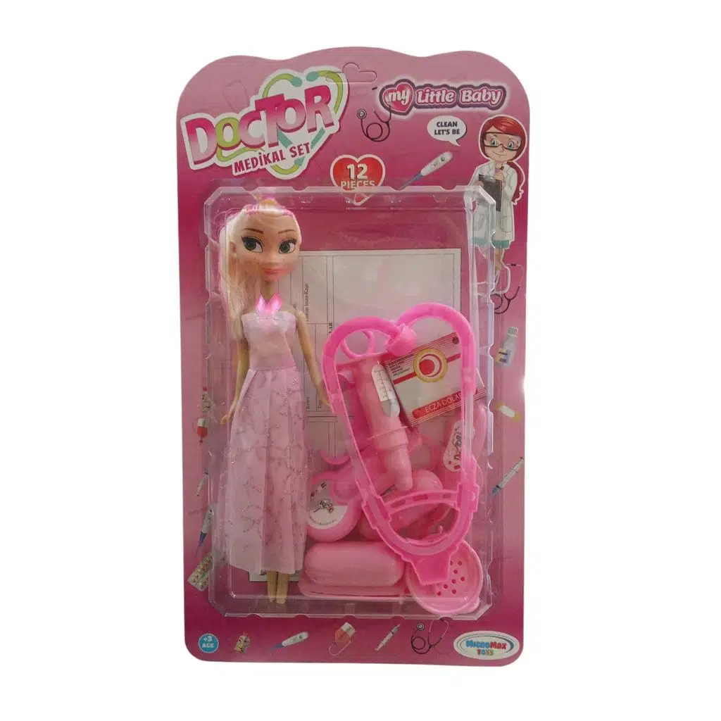 MMX.KARTELA BEBEKLI DOKTOR SETI 03053 (05-822)