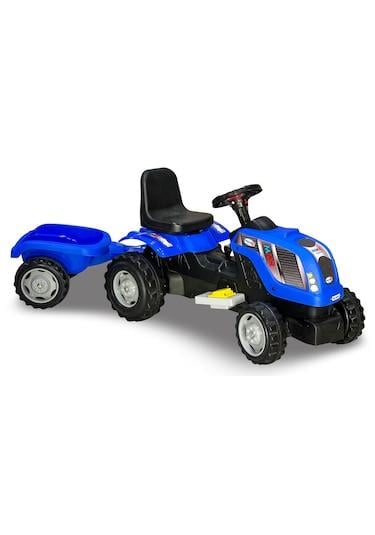 MMX ROMORKLU AKULU TRAKTOR MAVI 01018