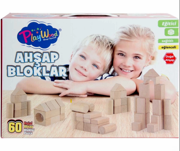 ONY.KUTUDA AHSAP AHSAP BLOKLAR 60 PRC.99404 (404)