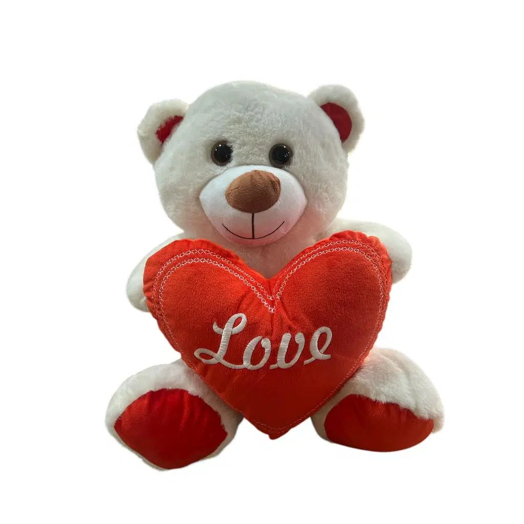 OTUR.45 CM LOVE KALPLI AYICIK 80190 (04031)