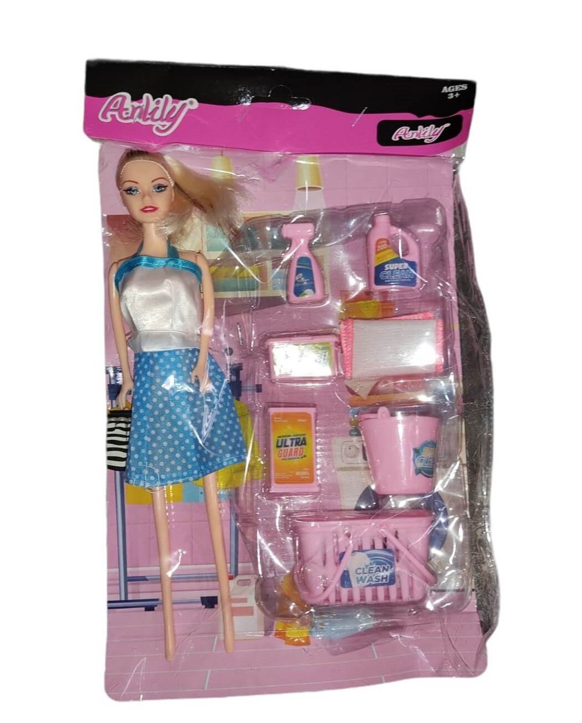 OYDA.ANLILY POSETTE TEMIZLIK SETLI BEBEK 02450