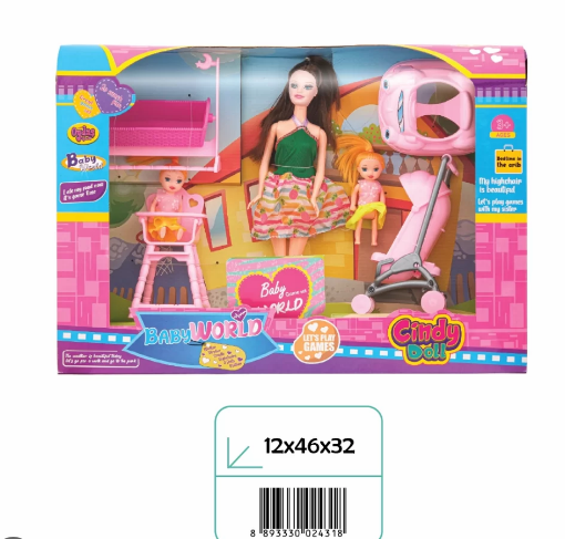 OYDA.CINDY DOLL BABY WORLD 02431