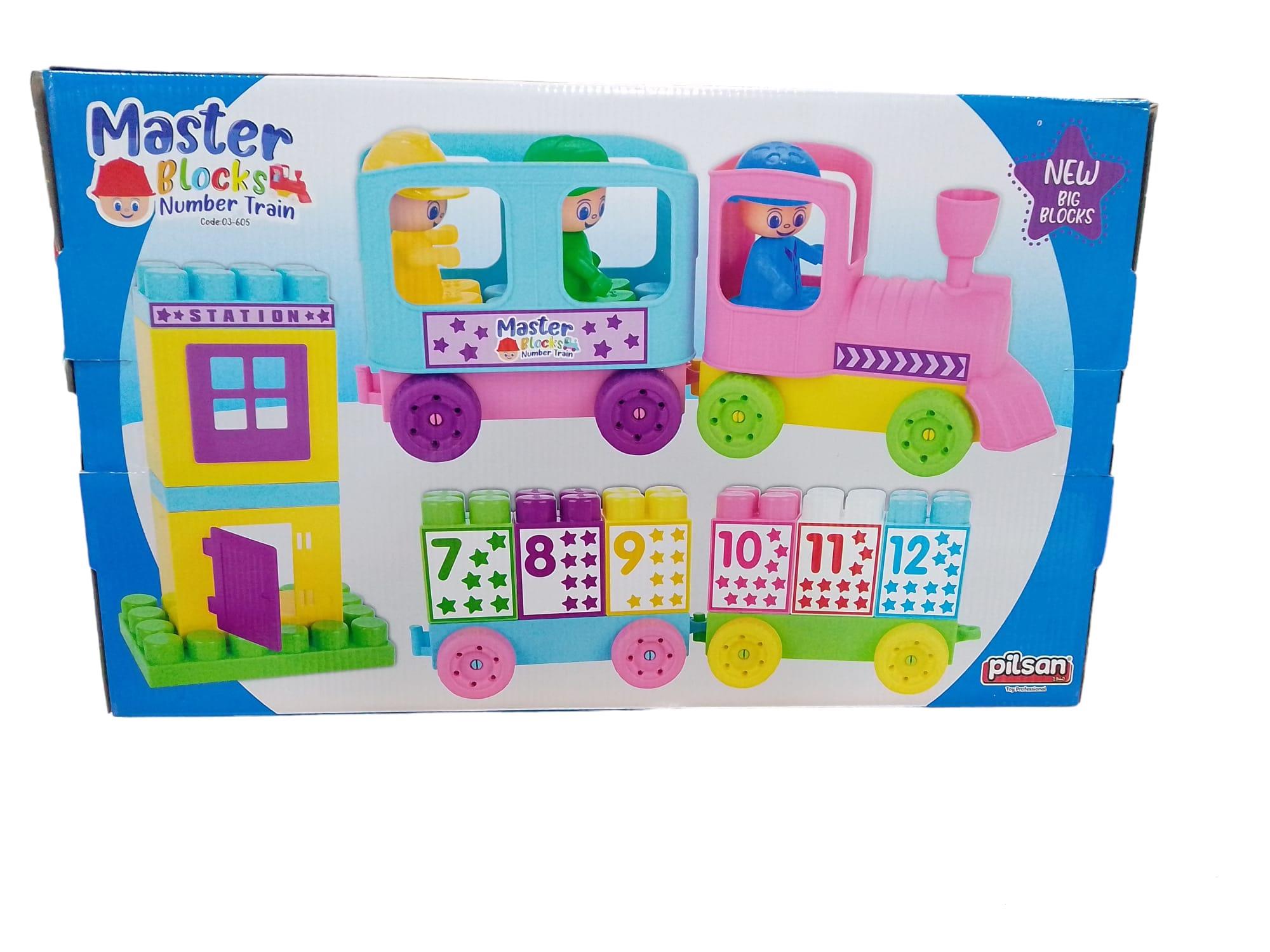 PILSAN 03-605 MASTER BLOKLAR RAKAM TRENI