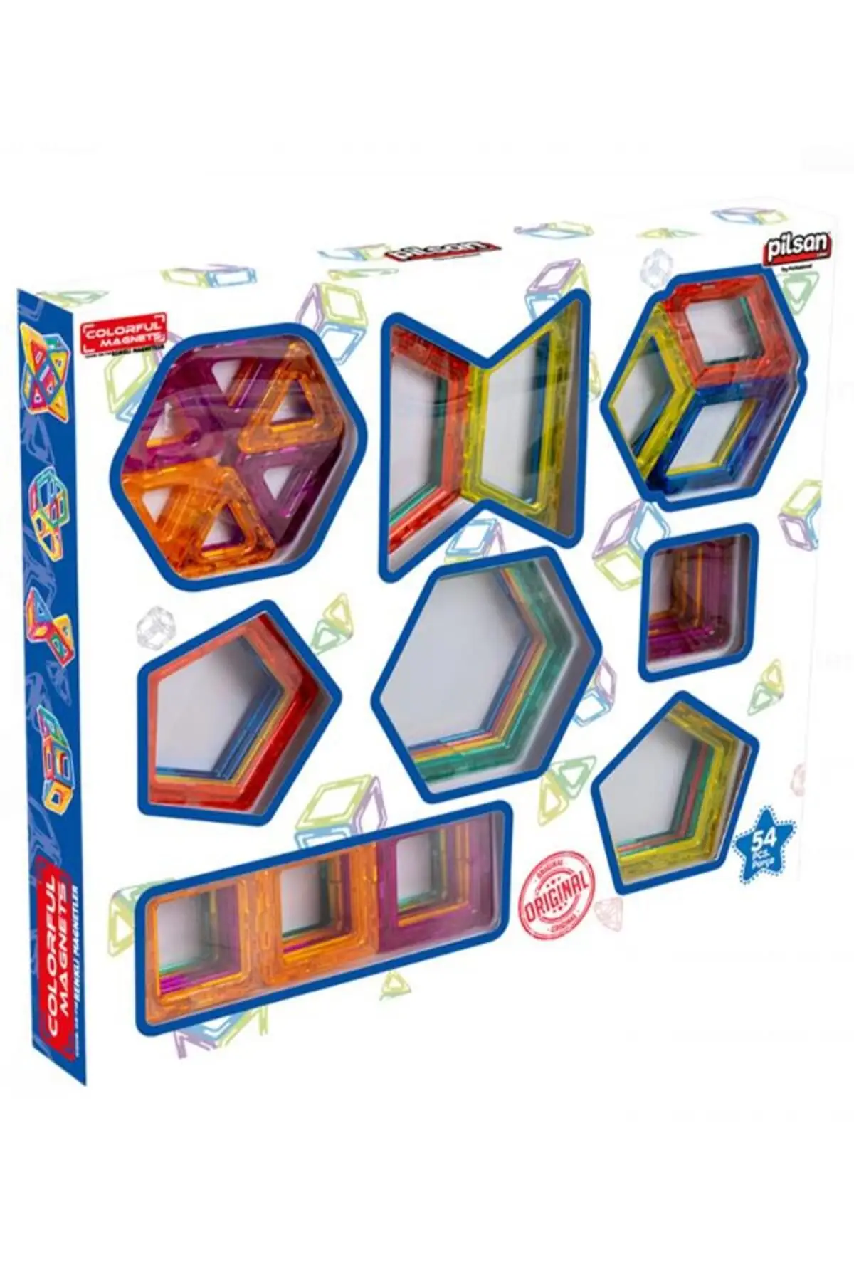 PILSAN 03-712 RENKLI MAGNETLER 54 PARCA