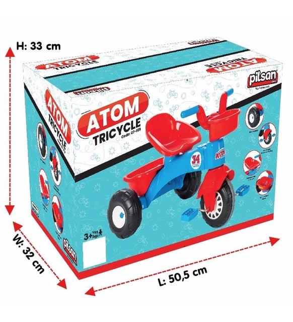 PILSAN 07-169 ATOM KUTULU BISIKLET MAVI/KIRMIZI FLEXO