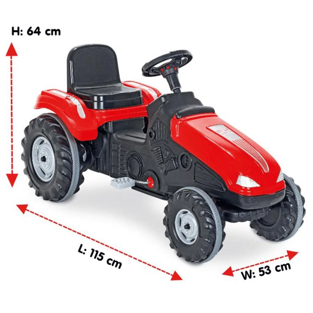 PILSAN 07-321 MEGA PEDALLI TRAKTOR KIRMIZI