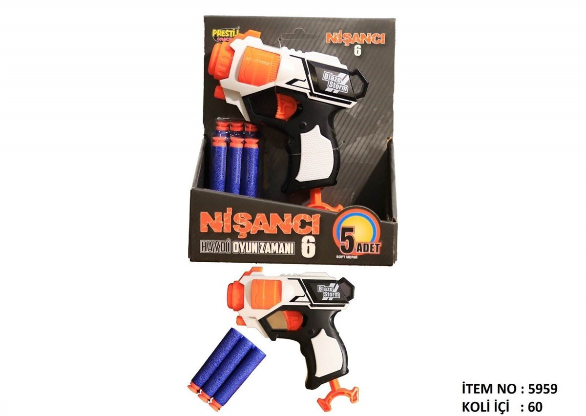 PRS.NISANCI 6 DART TEKLI FIRLATICI SILAH 01010 / 5959