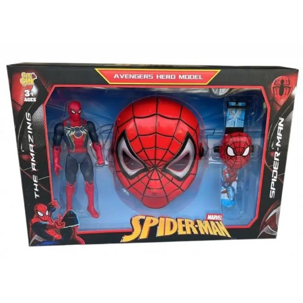 PRS.SPIDERMAN MASKE VE SAAT 00109 (1290)