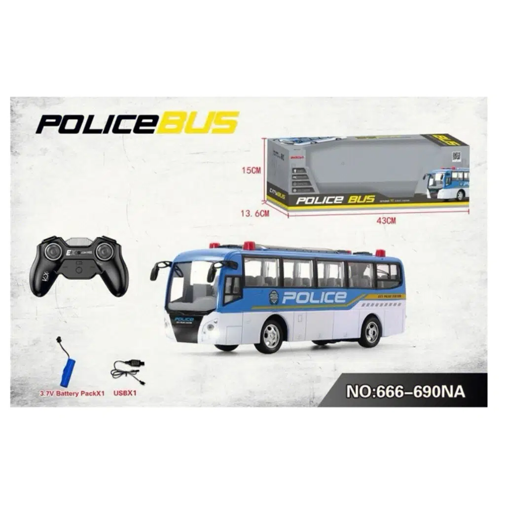 PSFK.UZ.KUM.SARJLI POLIS OTOBUSU 87039 (666/690NA)