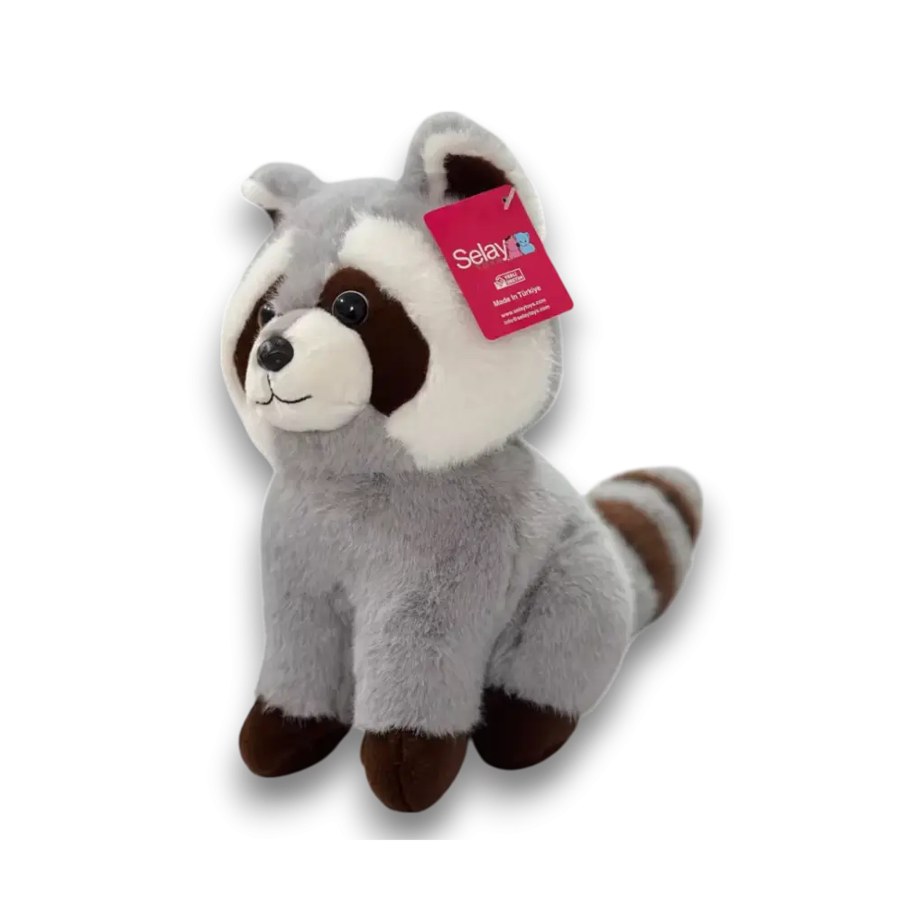 SLY.4542 RAKUN PELUS 30 CM GRI 45429