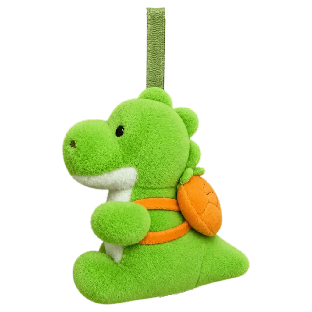 SLY.4671 DINOZOR ANAHTARLIK 13 CM YESIL 46716