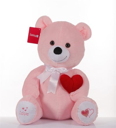 SLY.47 CM KALPLI AYI PEMBE 10301 (1030)
