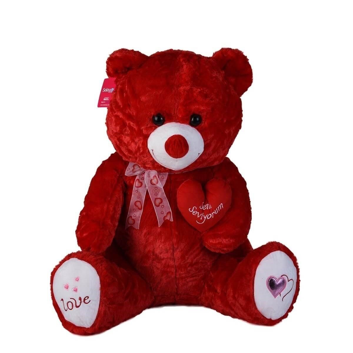 SLY.70 CM TIKIL AYI KIRMIZI 10544 (1054)