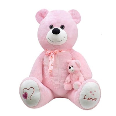 SLY.GULEN YAVRULU AYI 95 CM PEMBE 10851 (1085)