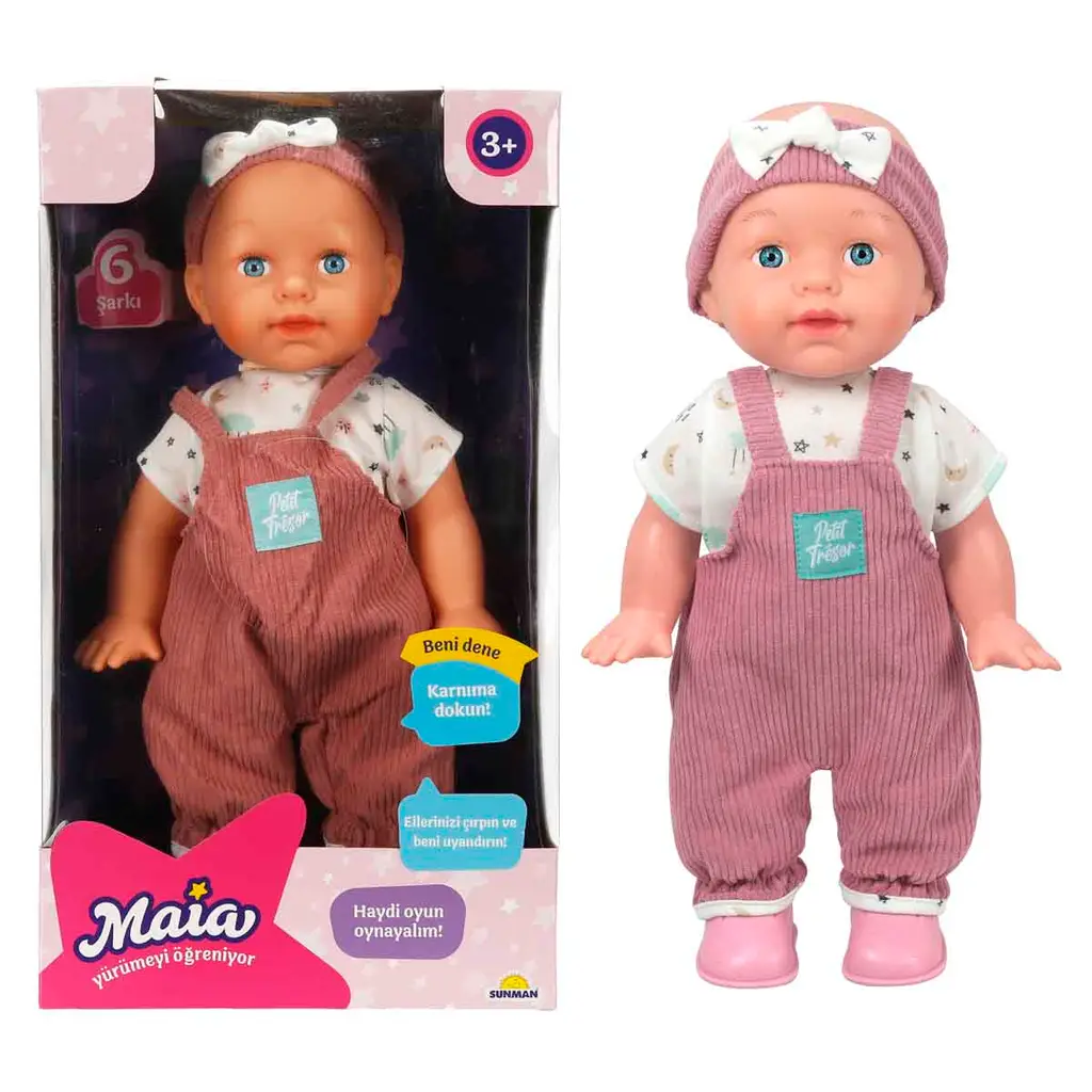SUNM.MAIA SESLI YURUMEYI OGRENIYOR BEBEK 06059 (16383
